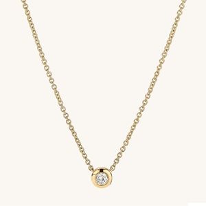 MEJURI Diamond Necklace 14k Yellow Gold